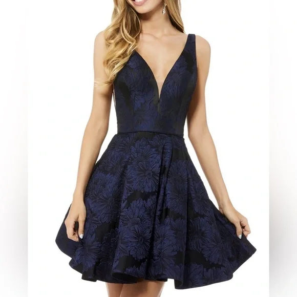 Sherri Hill | Dresses | Sherri Hillnewnwt 5277 Navy Blue Cocktail Dress